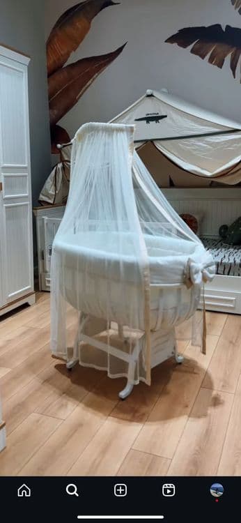 Турецкая люлька Chicco original Из натурального дерева — 3