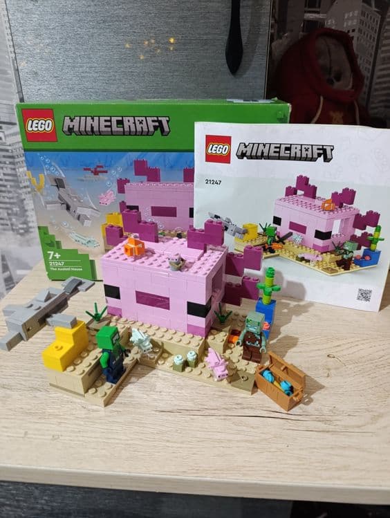Лего Minecraft Дом аксолотля 21247 — 1