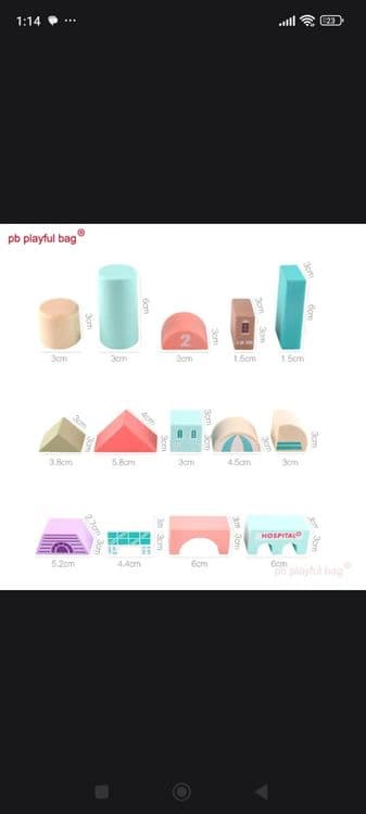 Детский деревянный конструктор 
Magic color sity — 4