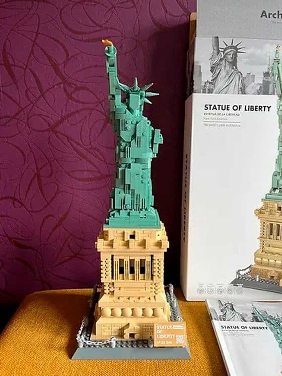 Конструктор Статуя Свободы Нью-Йорк, лего, 1577 деталей, ig3 — 3