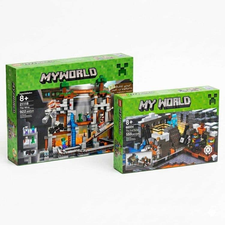 Конструктор LEGO Minecraft  – конструктор для детей, Лего майнкрафт — 1