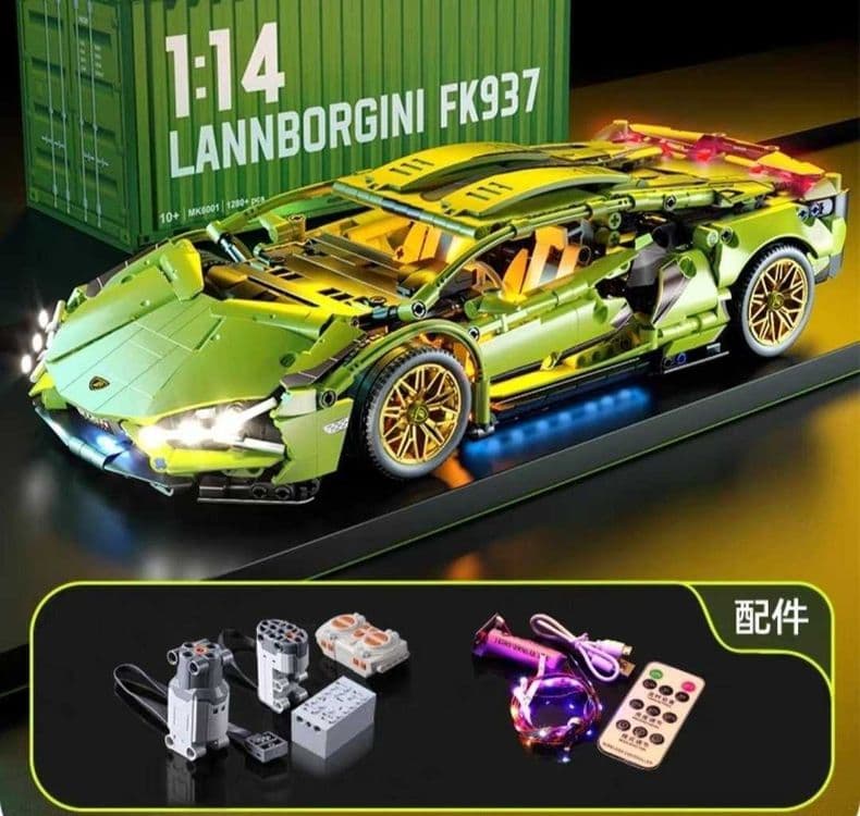 Lannborghini лего конструктор. 1280 + деталей — 8