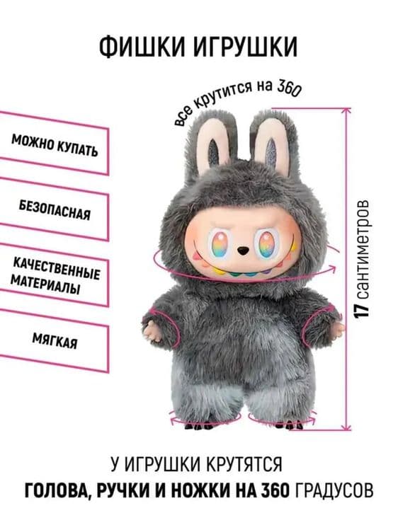Кукла Labubu | отличное качество | Оптом — 2