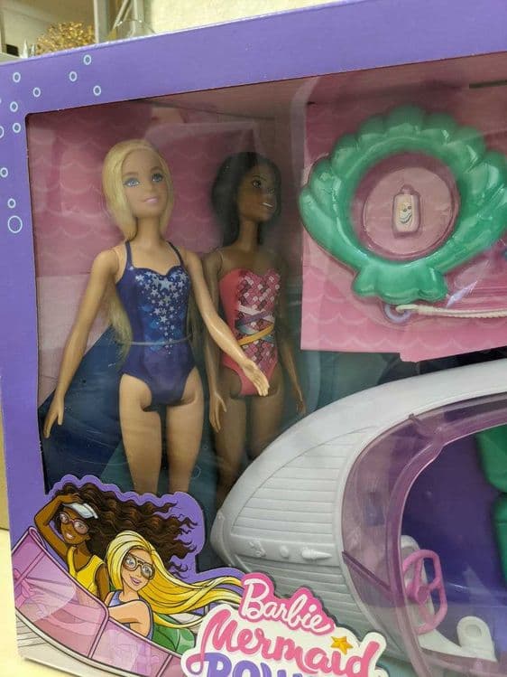 Барби mermaid power boat set — 1