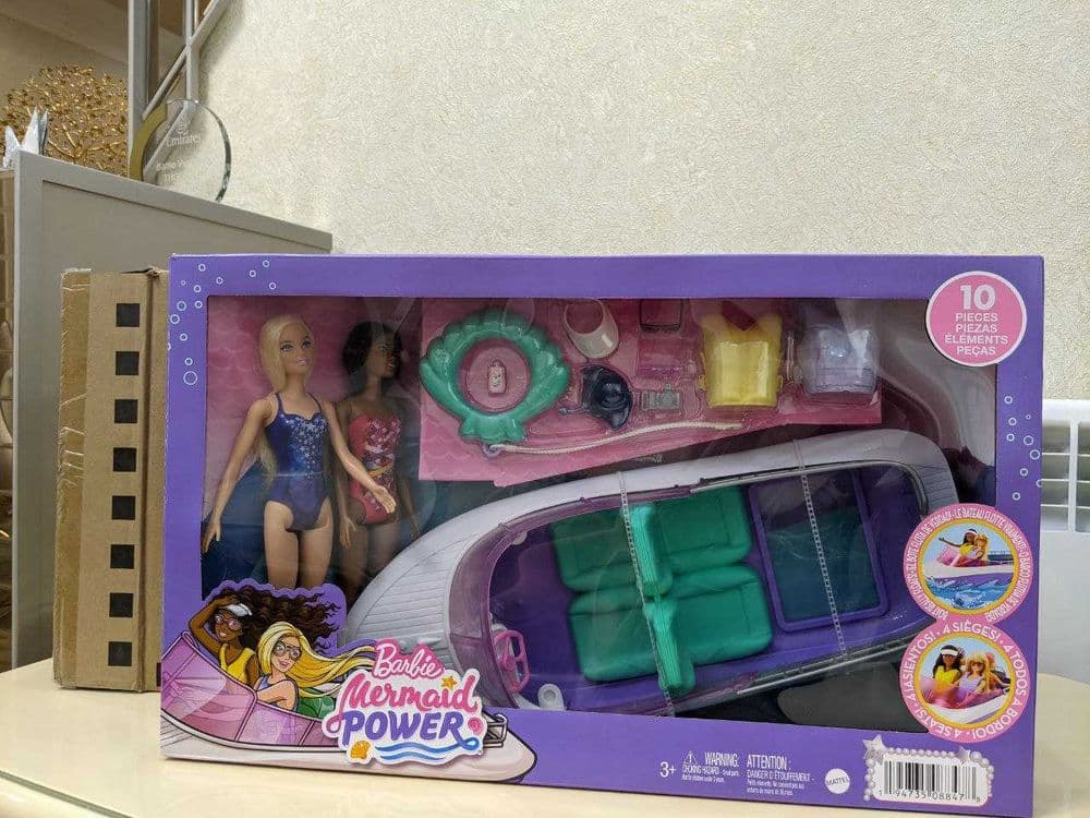 Барби mermaid power boat set — 2