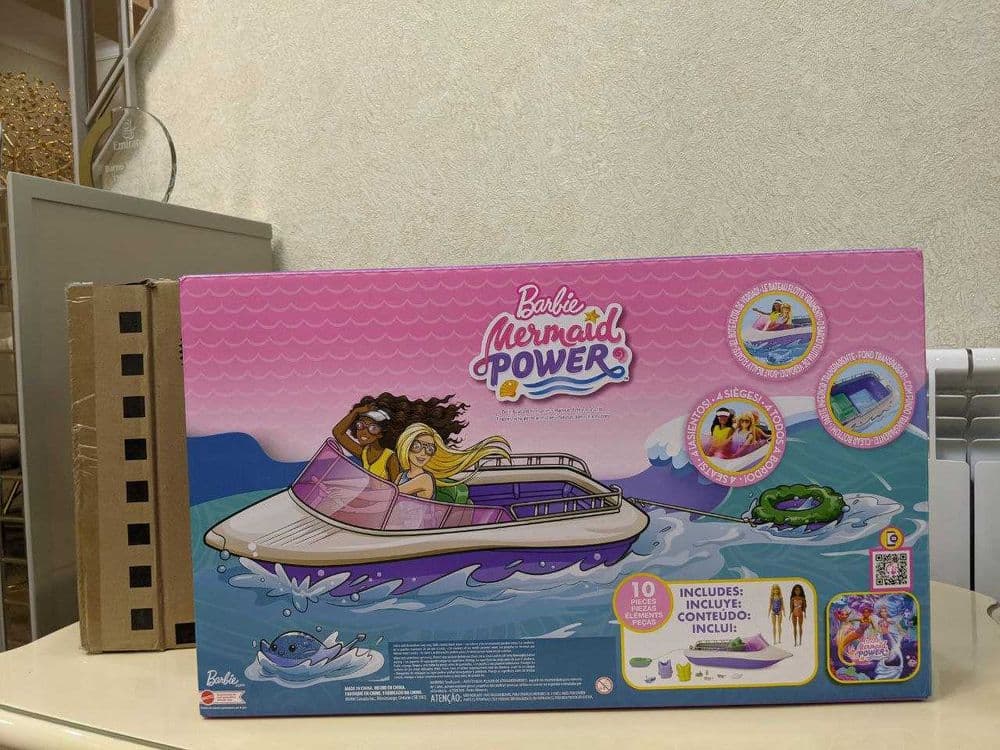 Барби mermaid power boat set — 3
