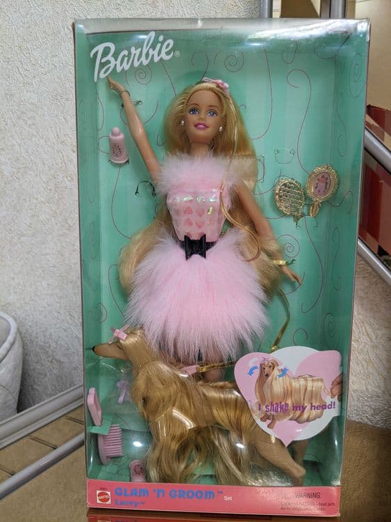 Кукла Барби Glam n' Groom Barbie винтаж 1999 года — 2