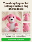 Yumshoq va yoqimtoy quyoncha — Farzandingiz uchun eng shirin do‘st!