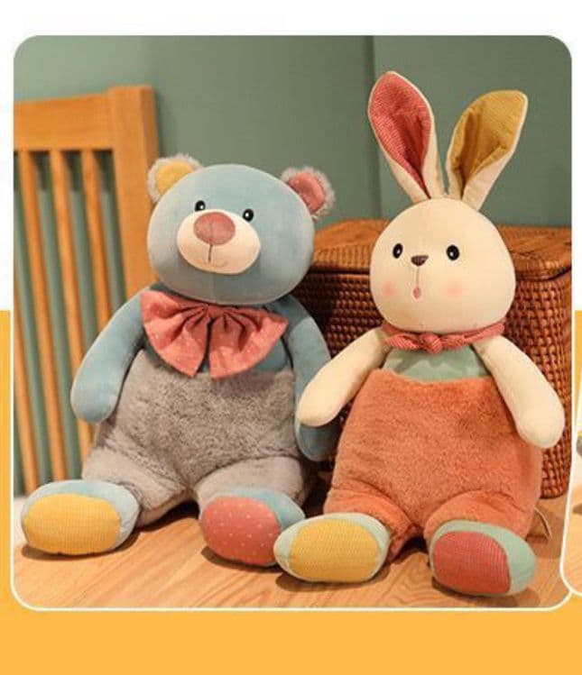 Мягкие игрушки «Медвежонок и Кролик» — 1
