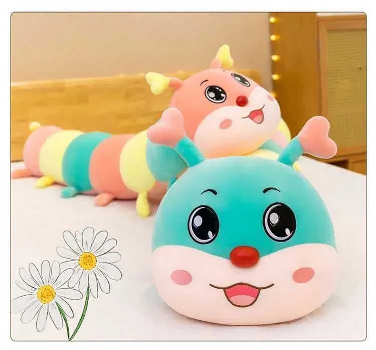 Мягкая Игрушка Гусеница Подушка Обнимашка — 3