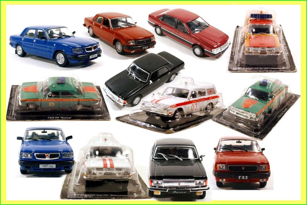 ГАЗ-24-01 Волга - Такси; игрушка в Масштабе 1:43, ДеАгостини, модель. — 8