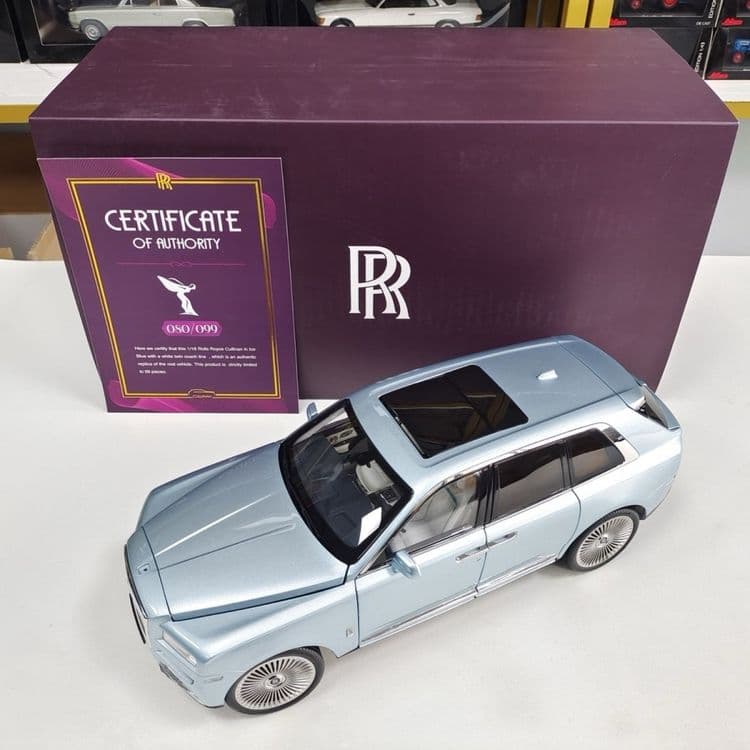 Rolls royce cullinan 1:18 mashtab koleksioner va bolalar o’yonchoq — 7