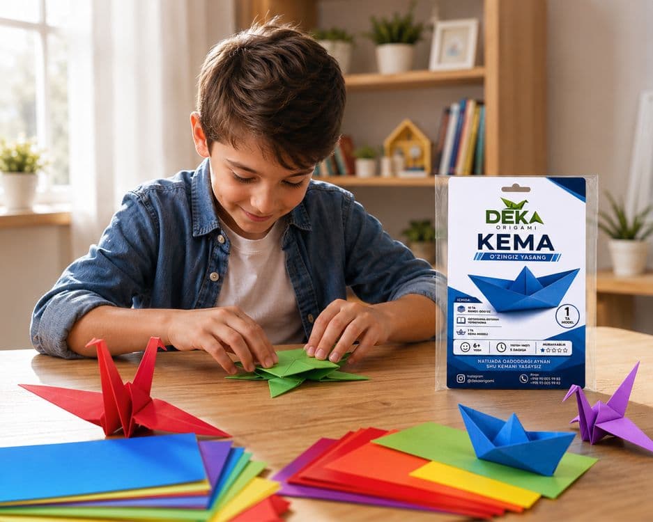 Набор для оригами «Кораблик» DEKA ORIGAMI — 5