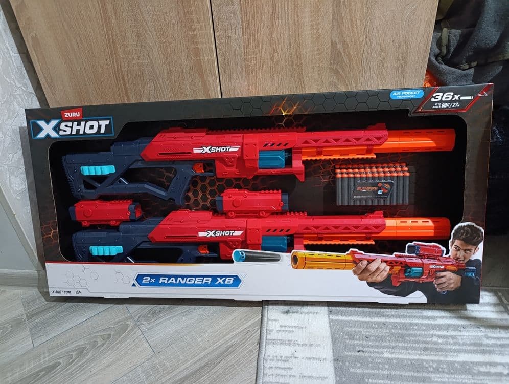 Новые Пистолеты Бластеры Xshot 2x Ranger x8 — 4