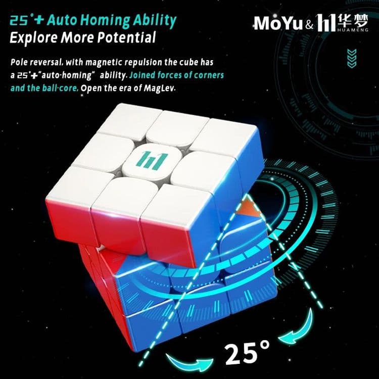 Кубик Рубик MoYu HuaMeng YS3M Magnetic — Продвинутая Головоломка — 6