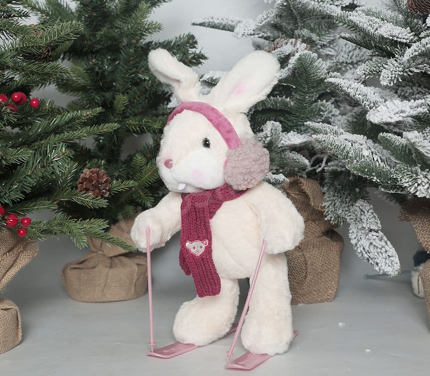 Зайчик на лыжах фирма mingren teddy bear — 7