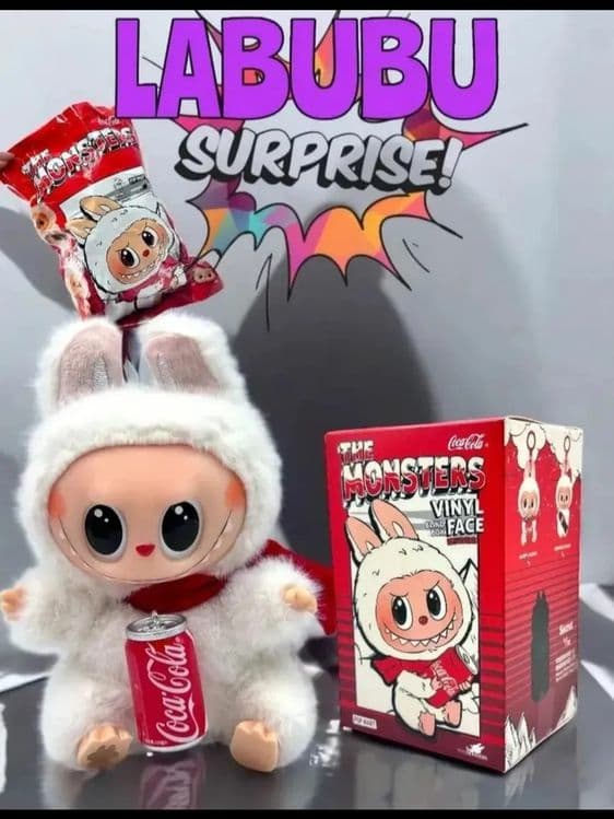 Мягкая игрушка Лабубу с Coca Cola — 2