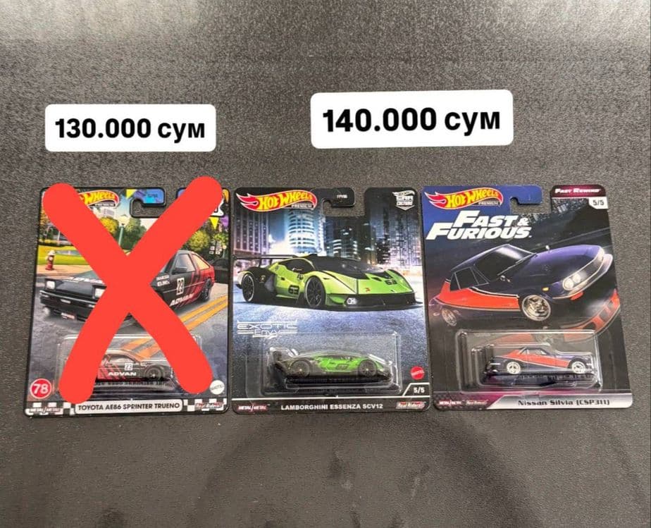 Hot Wheels Maserati, Nissan, Porsche, Mustang, Tesla, Pagano — 4