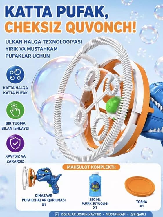 Sehrli Dino Pufakcha Pistoleti — 5