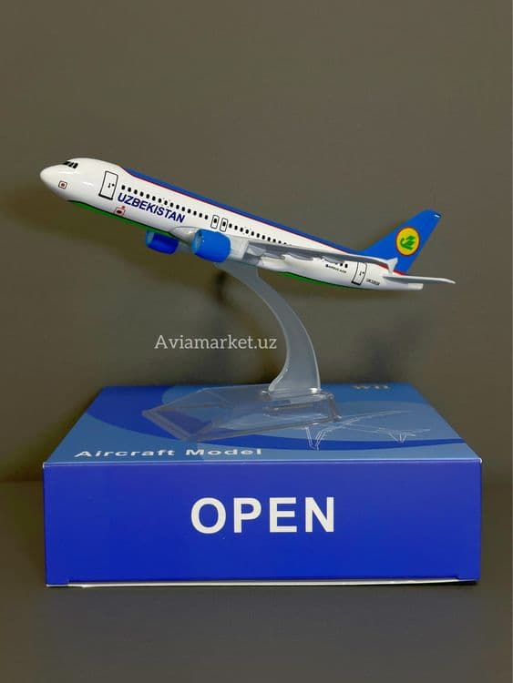 Самолет AIRBUS A320 Uzbekistan Airways (100% металл отличный подарок) — 1