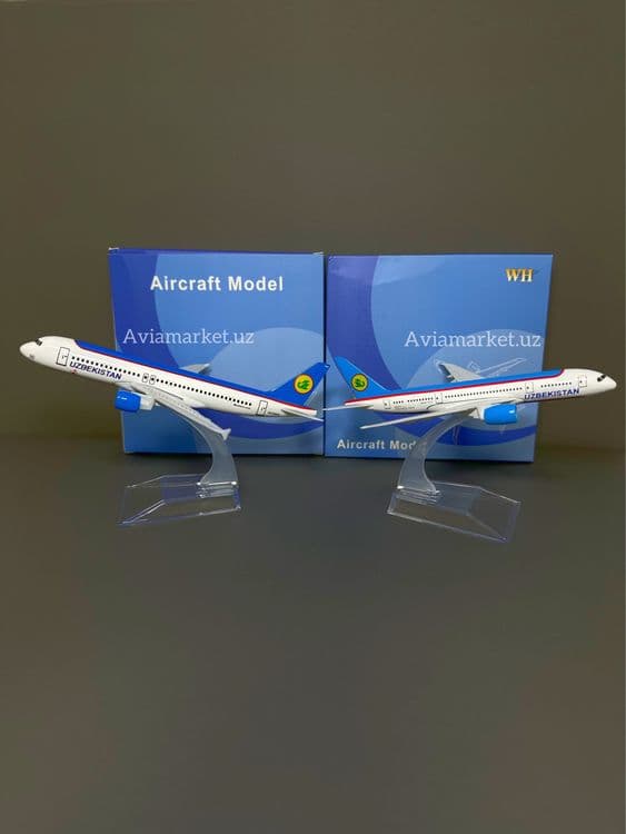 Самолет AIRBUS A320 Uzbekistan Airways (100% металл отличный подарок) — 3