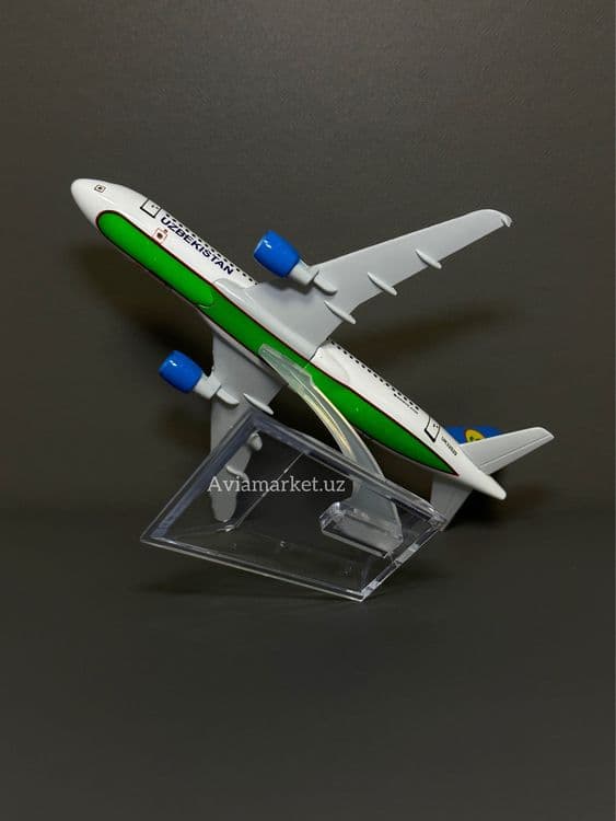 Самолет AIRBUS A320 Uzbekistan Airways (100% металл отличный подарок) — 5