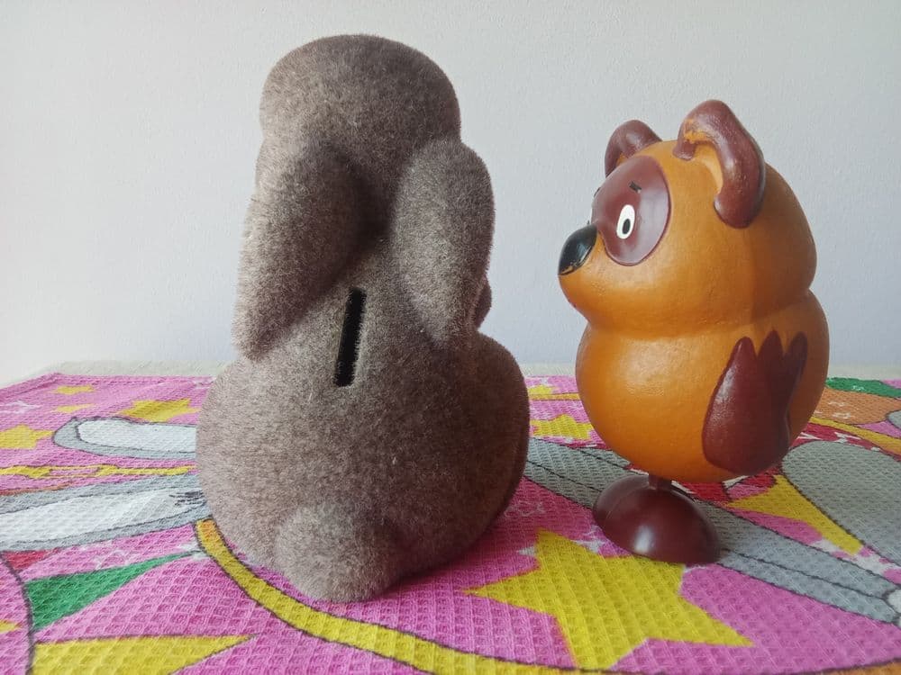 Игрушки Вини Пух и кролик копилка — 3