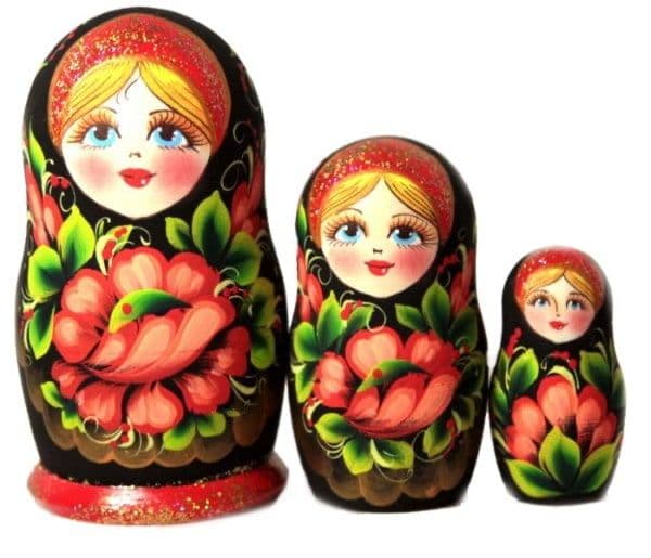 Матрешка Хохлома  ручная работа — 1