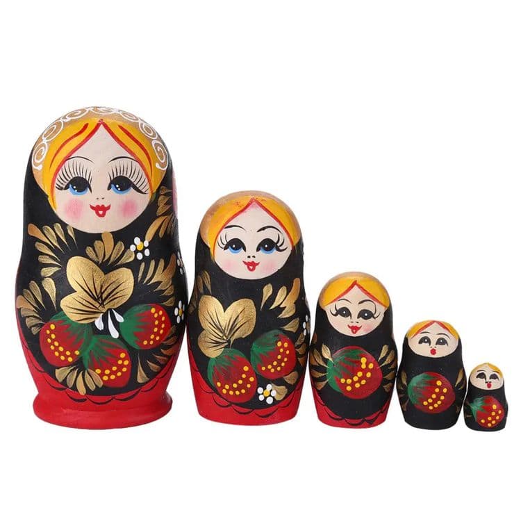 Матрешка Хохлома  ручная работа — 4