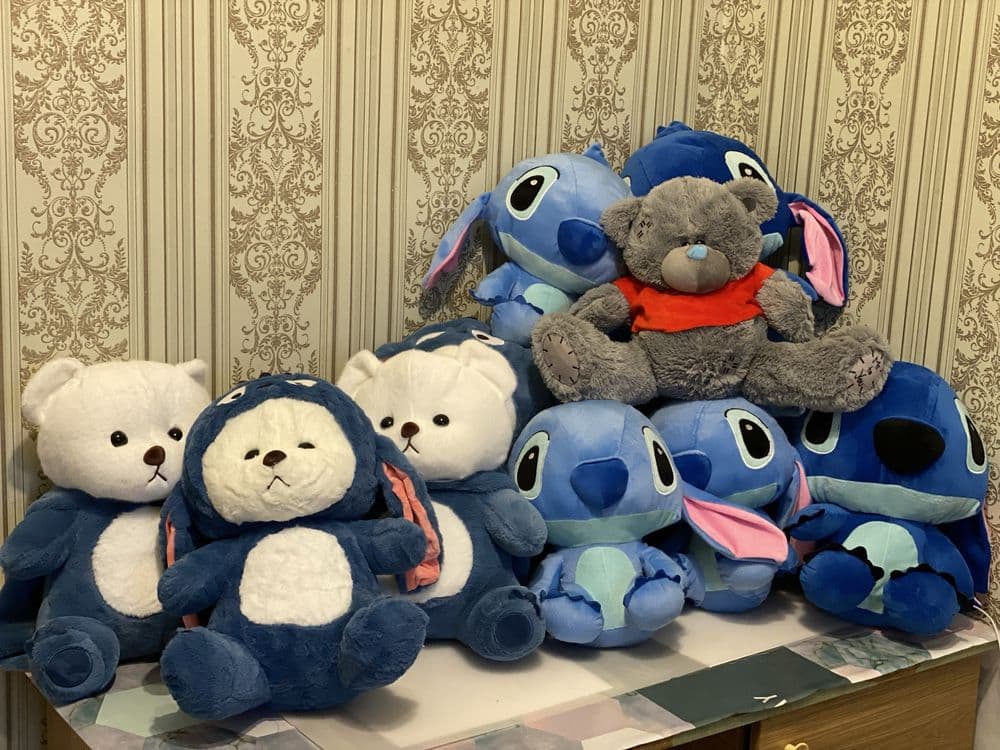 Stich ayiq ayiqcha teddiy tedy tediy yumshoq мяхкик игрушки капищоний — 1