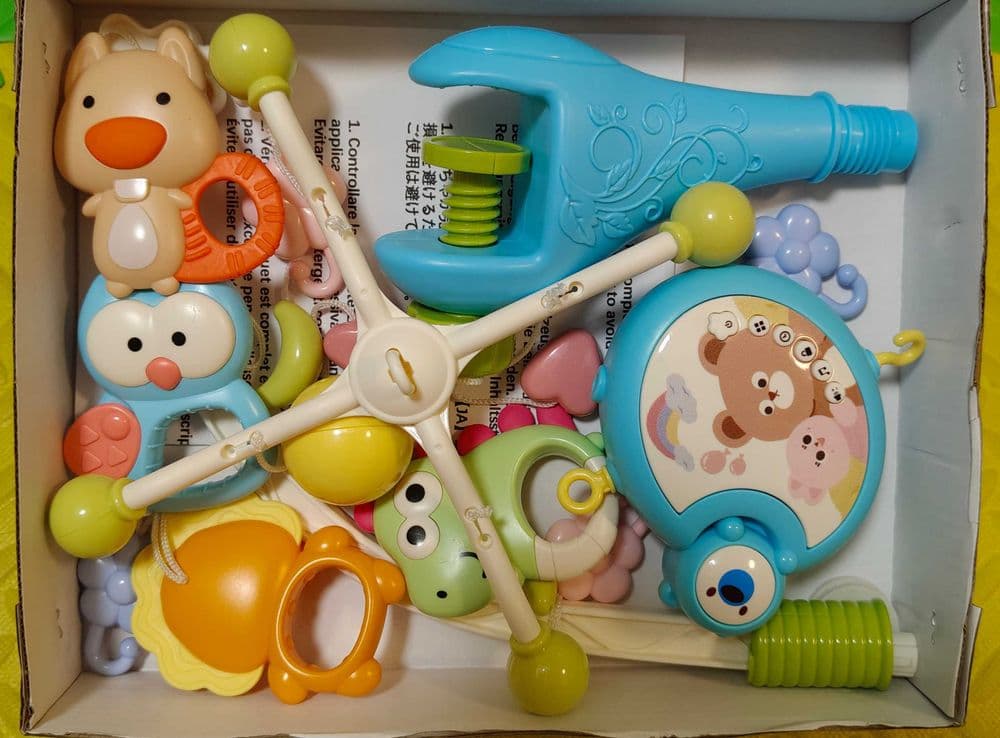 Детский музыкальный мобиль на кроватку Cartoon Bear Bed Bell (0+) — 4