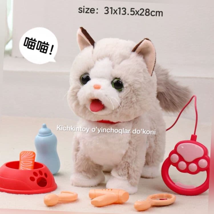 Говоряшая звуковой Кошка Игрушка Детский машина Самокат Samokat игрушк — 4