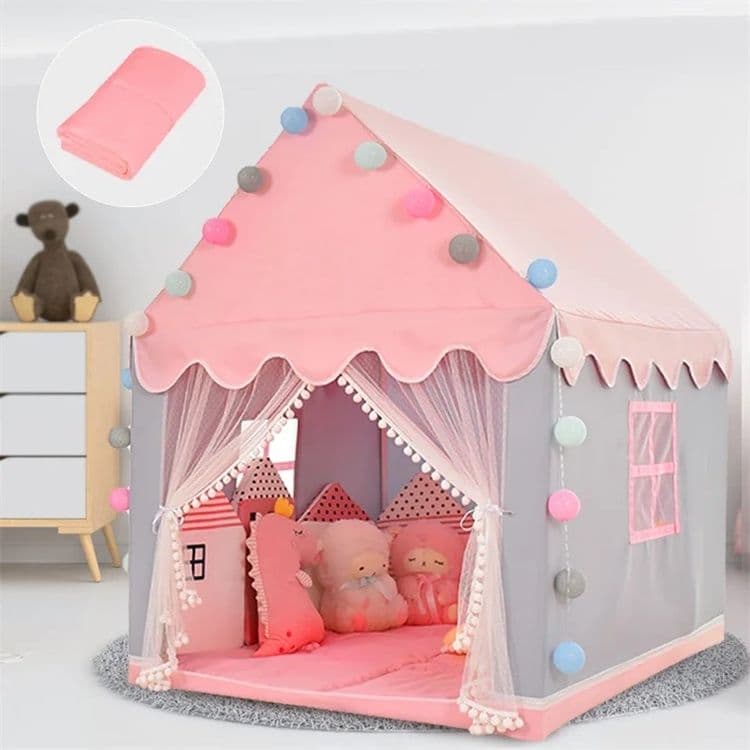 Палатка детский игровой Домик chodir 135x95x125sm Palatka Uy skidka — 1