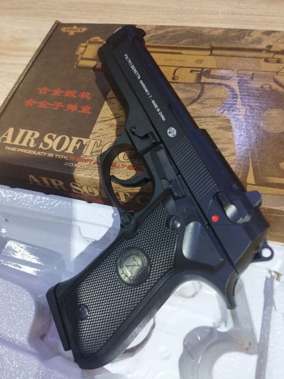 Airsoft gun Strikeball Temir pistolet железный пистолет металлический — 2