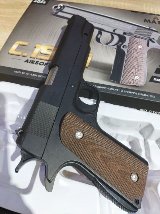 Airsoft gun Strikeball Temir pistolet железный пистолет металлический — 3