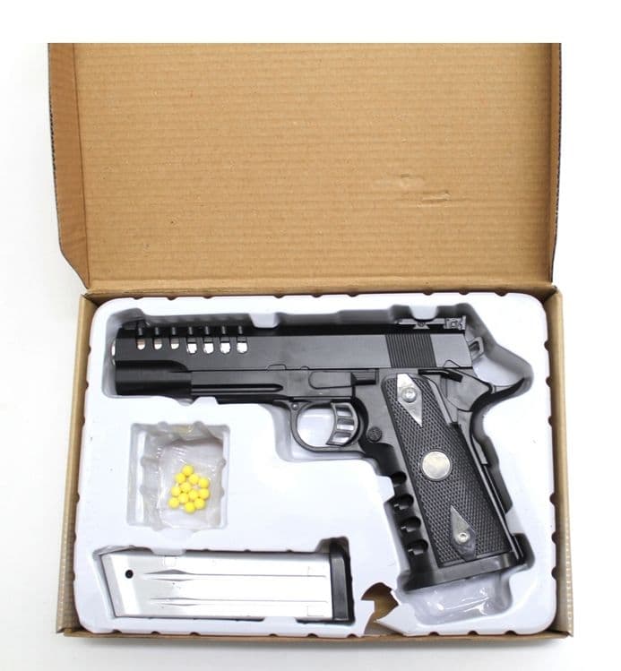 Airsoft gun Strikeball Temir pistolet железный пистолет металлический — 4