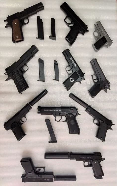 Airsoft gun Temir pistolet железный пистолет металлический  Страйкболь — 2