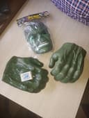 Набор халка перчатки  маска новый