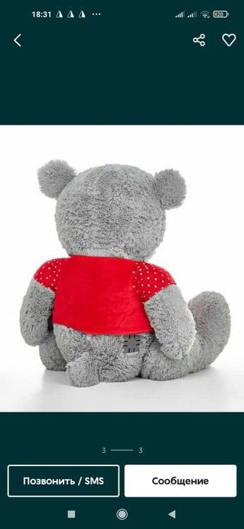 Teddy teddi original xitoy 30sm. 3metrgacha — 10