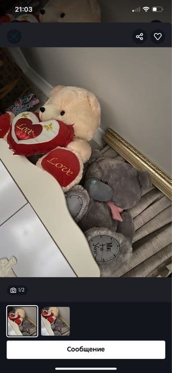 Teddy ayiqla 1metrli — 1