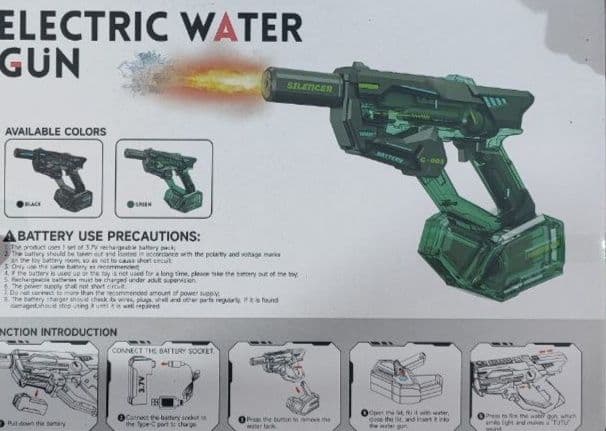 Water Gun стреляет вода — 1