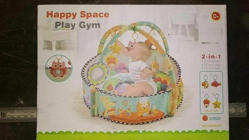 Большой круглый игровой тренажерный зал, игрушка с мячом. — 4