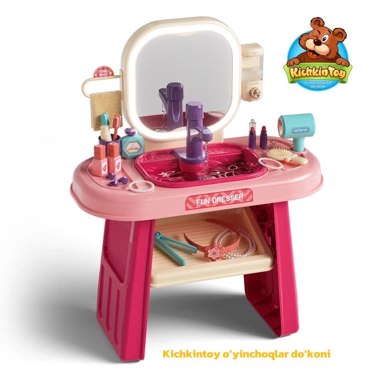 Детской косметики стул Трюмо Девочки Qiz bolalar Kosmetika stoli — 5