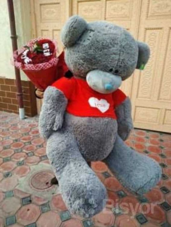 Optim Тедди Teddi Teddy Bear Mishka Ayiq (original) (50sm 3metrgacha) — 2