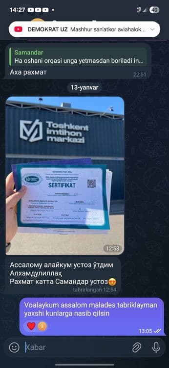 Prava aksiya narxda.  Shoshling — 4