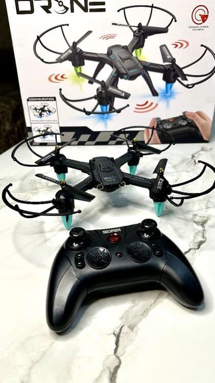 Dron. Дрон.  Квадрокоптер игрушка без камеры! — 2