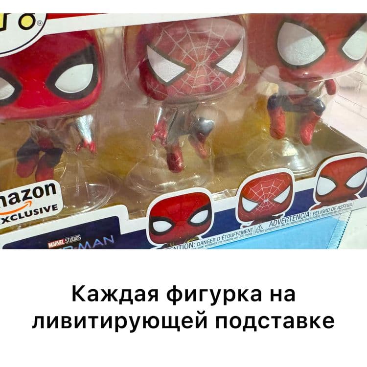 Funko Pop! Marvel: Spider-Man: No Way Home 3в1 Оригинал Человек Паук — 2