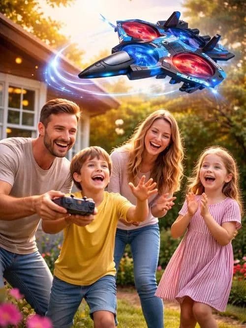 Yangi avlod dron samolyoti, 360° fokusli va yorqin RGB yoritgichli rad — 2