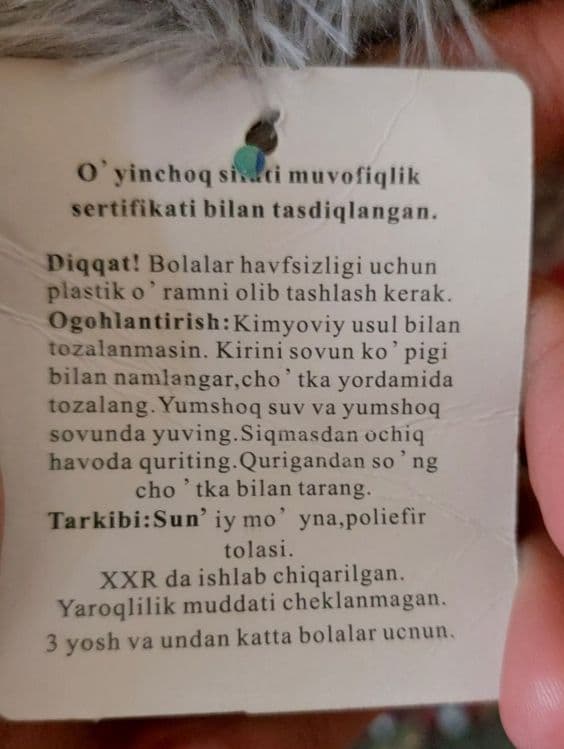 Teddiy ayiq xolati yang — 6