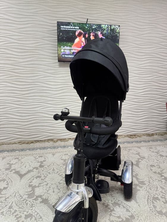 Стильный детский велосипед-коляска — 4